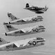 Family photo: A Vought F4U-7 Corsair leads a formation of LTV A-7A Corsair II from US Navy Attack Squadron VA-147 Argonauts over California in July 1967. The Corsair IIs would soon be deployed to Vietnam aboard the aircraft carrier USS Ranger. (US Navy)